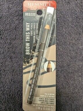Rimmel London Brow This Way Fibre Pencil — Dark Brown